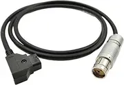 AR~I Al~xa Camera Power Cable, D-tap to 2 pin Connector Plug for Camera AR~I Al~xa XT/SXT/XT Plus Power Cable(10cm)