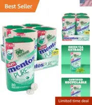 Eco-Friendly Sugar-Free Xylitol Gum in 90% Recyclable Paperboard Bottle, 80 Ct
