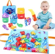 REMOKING Montessori Toys for 1 2 Year Old Baby Boys Girls, Fishing Game for T...