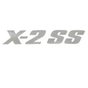 MasterCraft Boat Decal 2413701 | X-2 SS Silver 11 1/2 x 2 Inch