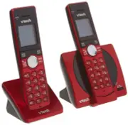 Vtech 2 Pack Cordless Phone DECT 6.0 Full Duplex Speakerphone Caller ID