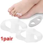 Valgus Corrector Separator Silicone Gel Little Toe Finger Hallux Pain relief