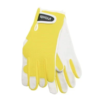 Sprout Goatskin Sunshine Yellow Annabel Trends Ladies Garden House Gloves OSFA