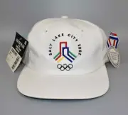2002 Winter Olympics Salt Lake City Vintage Starter Snapback Cap Hat - NWT