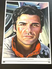 Topps Star Wars Living Set 10x14 Fine Art Print Poster #01/94 Poe Dameron PENIX