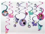 Disney Encanto Mirabel Hanging Swirl Party Cardstock Decorations – 12 Pc.