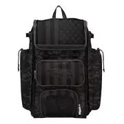 Catchers Superpack Bat Bag - 23-1/2" x 13-1/2" x 9-1/2" - USA Clandestine Bla...