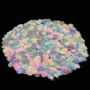 Flat Flower Shape Metallic Confetti - Multicolor Decors Crafting Sequins 10gram