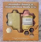 Ciroa Australia Manuka Honey & Macadamia Body Trio - Body Butter, Scrub & Shower