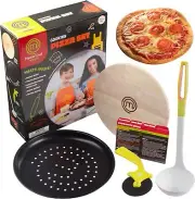 MasterChef Junior Pizza Cooking Set - 5 Pc Kit Includes Real Cookware for Kids