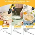 Stainless Steel Egg Beater Mixer Multifunctional Whisk Mixer Butter