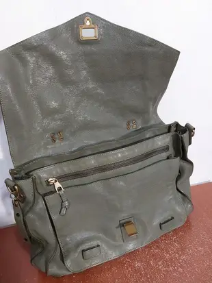 義大利製 Proenza Schouler PS1 Medium 真皮 手提包 側背包