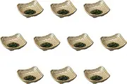 Set of 10 Ancient City Incense 5.0 Square Pot [5.3 x 2.0 inches (13.5 x 5 cm)] | Medium Pot Setomonohonpo