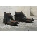 【TIMBERLAND】手工BOOT COMPANY CHUKKA 仿舊黑色皮革拼接棕色麂皮雷根鞋短靴休閒皮鞋現貨10M