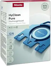 [Miele] GN HyClean Pure Vacuum Cleaner Dustbags, Vacuum Bags for Complete C2/C3 and Classic C1 Vacuums, Pack of 4