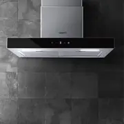 Devanti 600mm Range Hood 60cm Rangehood Glass Stainless Steel