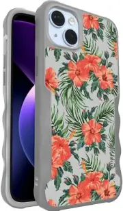 iPhone 14 PLUS ONLY Smartish Gripzilla MagSafe Phone Case - Tropical Shirt