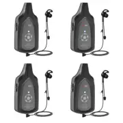 4 User Football Soccer Referee Mesh Bluetooth Intercom Interphone Headset System