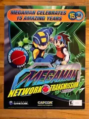Megaman Network Transmission Nintendo GameCube Vintage Video Game PROMO Poste