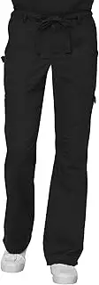 [koi] Mens 601 James Elastic-Waist Men's Scrub Pants with Zip Fly and Drawstring Waist Medical Scrubs Pants