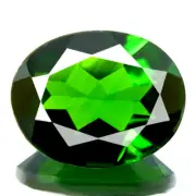 1.74ct AWESOME NATURAL BEST 5A+GREEN COLOR CHROME DIOPSIDE BRILLIANT RUSSIAN GEM