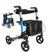 Elderly Disabled Rehabilitation Walking Assist Rollator Walker Aluminum Alloy