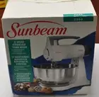 Vintage 1997 Sunbeam 12 Speed Mixmaster Stand Mixer 2 Bowls #2356 NIB!