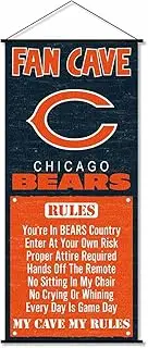 WinCraft Chicago Bears Man Cave Fan Banner Wall Door Scroll