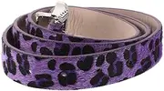 [TOGEVAL] Fashion Leopard Print Belt: For Women Vintage Western Style Wide Buckle Belt Fashion Accessories For Pants Jeans Dress Casual Wear Purple