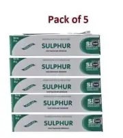 5 X 25gm SBL Sulphur 10% Ointment For Acne, Eczema, Mites, Scabies & Blackheads
