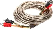 JUMPLAWN Subwoofer Wiring Kit Copper Car Subwoofer Wiring Kit Subwoofer Cable Auto Speaker Harness