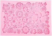 MUNEFE Silicone Fondant Mold, Cake Decoration Mold, Chocolate Mould, Suitable for Making All Kinds of Snacks