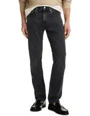 [Tommy Hilfiger] Denton Black Straight Leg Jeans in Black