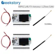 2 Sets 915MHz ESP32 LoRa V3 Development Board SX1262 0.96" OLED BT+WIFI Lora Kit