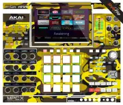 Akai MPC-X SE Skin | Camo Yellow | Protective Decal | StyleFlip Skins