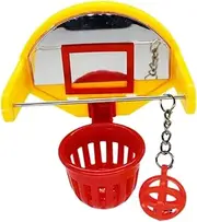 Bird Basketball Toys Parakeet Training Basketball Hoop Pet Chew Toy Cage Accessories Bird Basketball Toys
