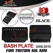 Bash Plate for Mitsubishi Triton ML & MN BLACK 3mm Intercooler & Sump Guard