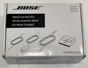 Bose Wave Connect Kit for iPod & iPhone Dock Kit 351473-0010 NEW