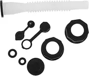 CANIGHT 1 Set Anti-Slip Nut Garden Hose Valve Shut Off Gas Grill Hose and Regulator Gas Can Replacement Kit Gas Spout Replacement Gas Can Retrofit Kit High Pressure Hose Nozzle Gas Can Cap