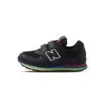 【NEW BALANCE】NB 574 中童 童鞋 黑色 彩虹底 運動 繽紛 魔鬼氈 中性 休閒鞋 PV574KIF