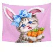 Cute Cat Drawings for Kids the Rabbit Kitten Tapestry