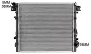 Radiator For Jeep Wrangler JK 2.8L Turbo Diesel 2007- Auto Man *No Cap* 4X4 New