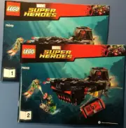 LEGO INSTRUCTIONS ONLY IRON SUB SKULL ATTACK 76048 NEW book 1+2 from set