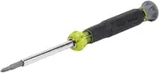 Klein Tools 4-in-1 Electronics Screwdriver Rotating, Four different tips in one tool, 32581