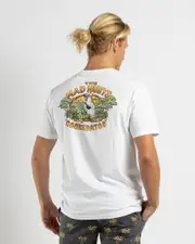 [The Mad Hueys] The Mad Hueys Men's Eshay Cookedatoo T-Shirt in White Size Large L White