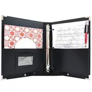 Orginal -MSP PU Leather Sheet Music Holder | 9.5" x 12" - Music Folder with H...