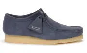 NIB Clarks Wallabee Ink Suede Boot Dark Navy NIB 261547441 11 RARE Shoes LE $170