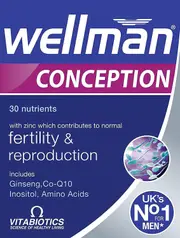 Wellman Vitabiotics Conception 30x Tablets Reproduction Fertility 3 Packs for 2
