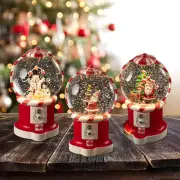 Christmas Musical Snow Globe Gift Musical Lantern for Shelf Bedroom Entrance