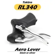 TEKTRO RL340 Aero Lever Road Bike Brake Levers ,Quick release mechanism - Silver